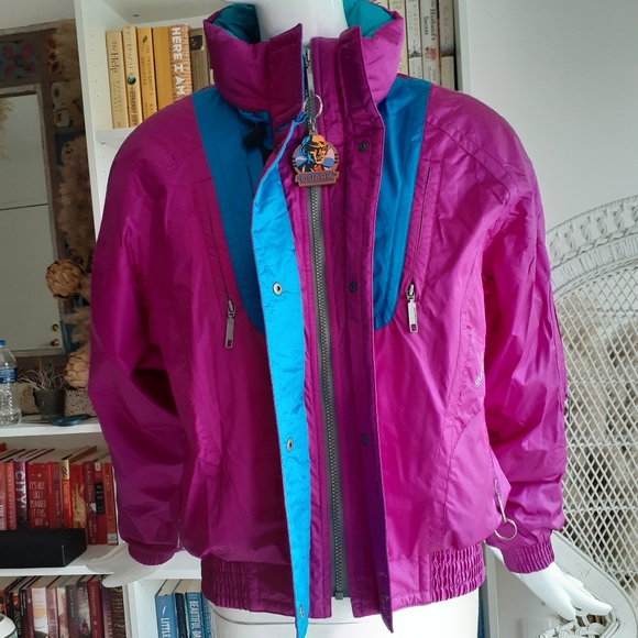 FIEE ICE Sunice vintage magenta jacket with hood - Picture 3 of 15